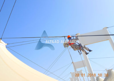Preventive and Corrective Maintenance of Tent Roof Structure in King Abdul Aziz International Airport at Hajj Terminal (KAIA-HTC)