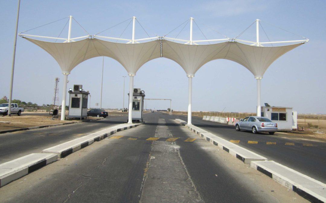 Gate 14 at King Abdulaziz International Airport in Hajj Terminal (KAIA-HTC)